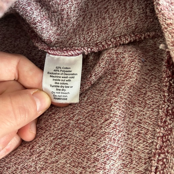 Women’s Boxercraft Top Sweatshirt Crew Pullover Knit  Carolina Shirt Size MEDIUM - Picture 4 of 5